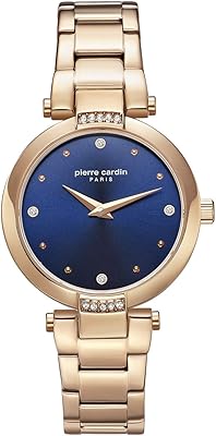 Montre décontractée pierre cardin pour femme, analogique, acier inoxydable - pc902302f10