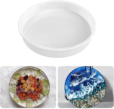 Resin world grand moule à plateau rond de 12 x 2