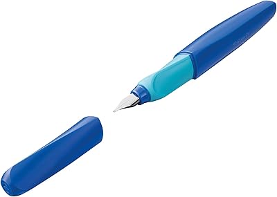 Stylo plume pelican 814737 taille m bleu foncé 1 cartouche incluse