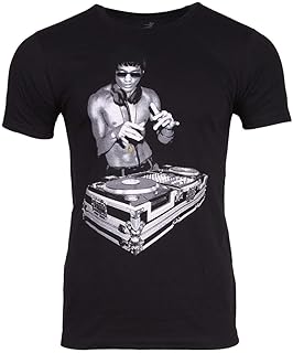 T-shirt imprimé classique bruce lee dj dragon navy heather. Diaytar : Votre partenaire e-commerce au quotidien
