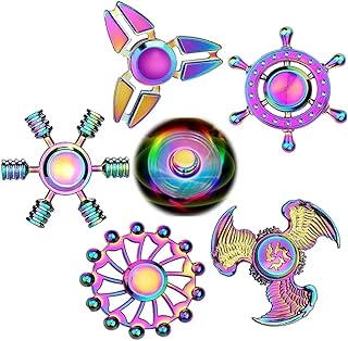Toupie fidget en métal, toupie en alliage, mini jouets de bureau pour soulager
