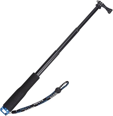 Vvhooy selfie stick extensible 11-37 pouces monopode en aluminium portable compatible avec gopro