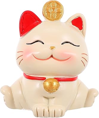 Statue de chat maneki neko : devenir porte-bonheur, statue de chat, sculpture