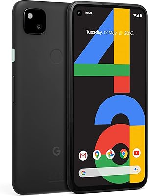 Google pixel 4a (4g) g025n 128 go smartphone, 5,8 pouces débloqué en usine