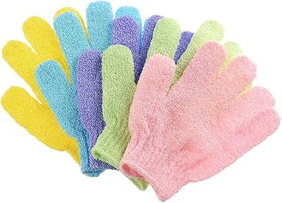 Gants exfoliants double face castowave gants de douche bain de sucre massage corporel