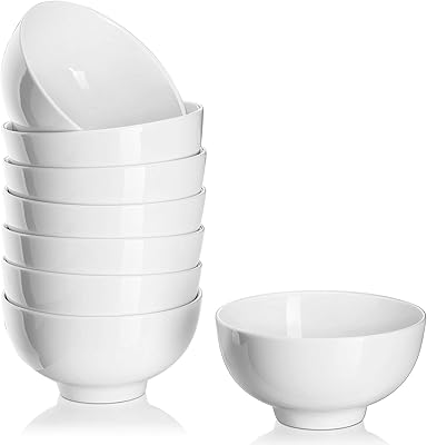Ensemble de petits bols en porcelaine dowan 295 ml pour conserver la crème