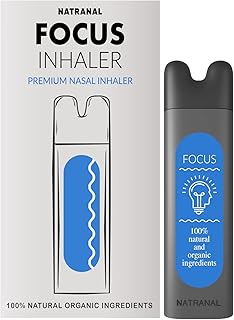 Inhalateur nasal double biologique natranal focus - soutien à la concentration, à la mémoire