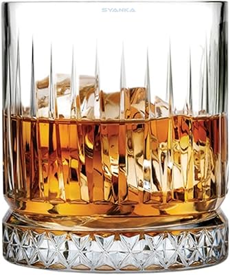 Ensemble de verres à whisky cyanka premium, transparents, 325 ml, verres à whisky