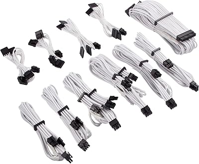 Jeu de câbles d'alimentation haut de gamme emballés individuellement corsair pour bloc d'alimentation