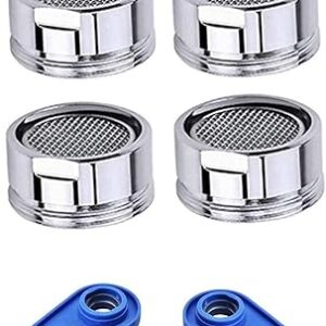 Buse de robinet de salle de bain feixiang 24 mm, 4 buses de robinet de cuisine de remplacement pour économie d'eau avec 1 clé incluse. Diaytar Sénégal : Votre destination e-commerce pour des produits de qualité à prix discount