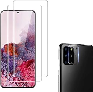 Protection d'écran en verre compatible avec le samsung galaxy s20 plus, 6,7 pouces