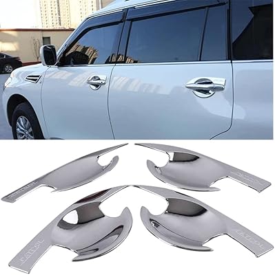 Nissan patrol armada y62 2013-2020 accessoires de poignée de porte de voiture abs
