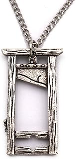 Collier pendentif guillotine hommes femmes collier révolution française bijoux vintage
