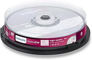 Philips dvd+rw 4,7 go (4x) 10pk broche