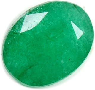 Pierre précieuse émeraude naturelle en vrac de 3 carats, forme ovale, guérison