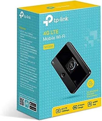 Tp-link m7350 4g wi-fi de voyage à faible coût, point d'accès mobile lte