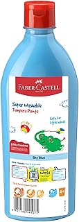 Crayons de couleur faber-castell tempera, 500 ml, bleu ciel - 144507