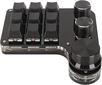 Clavier mécanique macro à une main clavier de jeu portable programmable avec 9