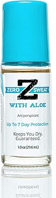 Déodorant zerosweet à l'aloe vera | traitement de l'hyperhidrose à force clinique