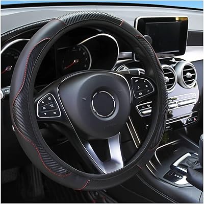 Couvre-volant de voiture protecteur de volant universel en microfibre en cuir pu flexible