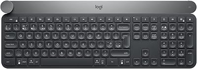 Clavier lumineux sans fil logitech connexion et bluetooth 24 ghz molette