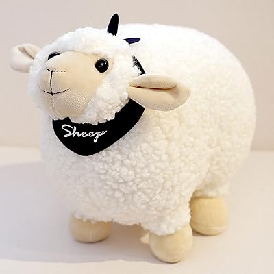 Peluche douce en alpaga, jouets en peluche douce en forme de mouton