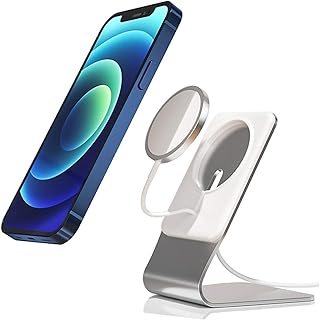 Support de bureau tecom magsafe support de téléphone portable en aluminium pour iphone