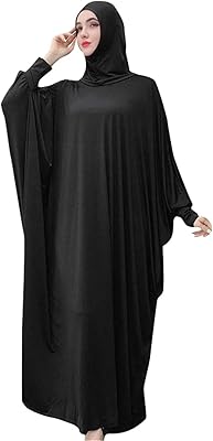 Robe de prière une pièce pour femme musulmane abaya maxi kaftan avec robe