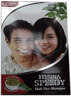Shampooing colorant capillaire hina speedy (marron noir)
