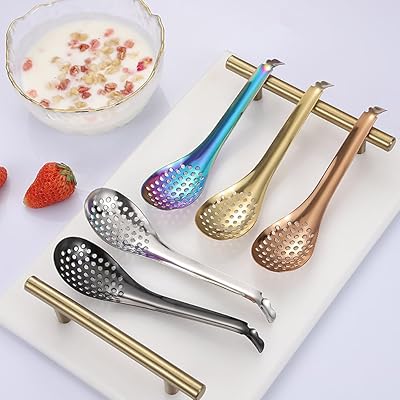 Ensemble de 5 cuillères à boule en acier inoxydable darky - outils