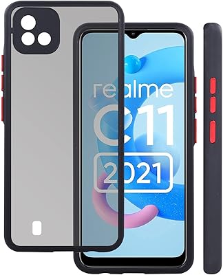 Coque arrière gris foncé pour realme c11 2021