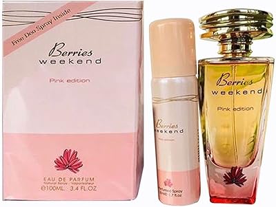 Parfum rose berry weekend avec déodorant en spray pour femme, 100 ml, eau de parfum. Diaytar : Parce que bien acheter, c'est économiser