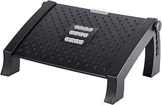Repose-pieds réglable earlrich avec 6 niveaux de hauteur repose-pieds durable sous le bureau