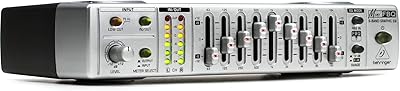 Processeur multi-effets behringer 10 cordes, à deux mains, argent (fbq800)