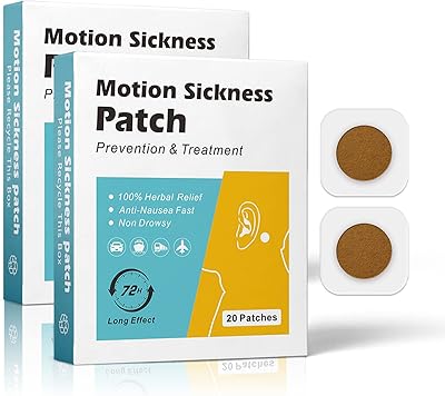 Patchs contre le mal des transports patch anti-nausée et de mer soulage