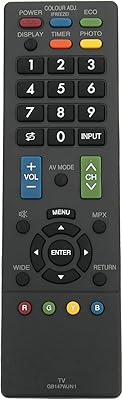 Nouvelle télécommande gb147wjn1 pour téléviseur led sharp aquos lc-32le265m lc-40le265m