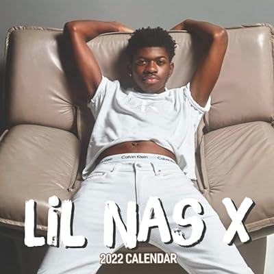 Calendrier 2022 lil nas x : chanteur celeb pop star calendrier mensuel au