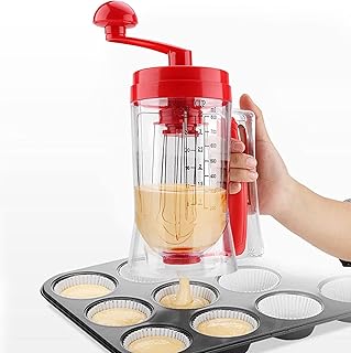 Distributeur de pâte à crêpes et cupcakes, batteur à main, outil de cuisson