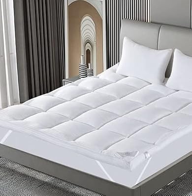 Surmatelas extra épais 10 cm surmatelas en peluche couvre-lit de remplacement