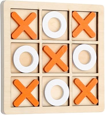 Jeu vition tic tac toe, jeu éducatif classique en bois pour bébés, adultes