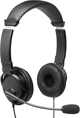 Casque hi-fi kensington avec microphone (k97603ww), noir, polyvalent