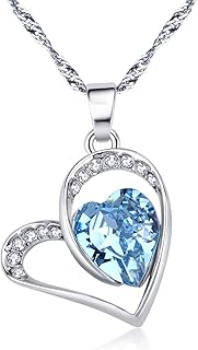 Collier plaqué or blanc parsemé de cristaux swarovski avec la phrase "tu es
