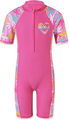 Maillot de bain pour fille de 2 à 12 ans, motif cocotree