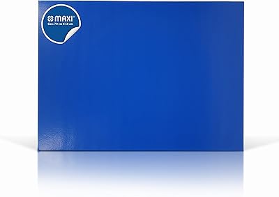 Panneau en mousse maxi, taille 70 x 50, bleu, adapté aux présentations, à
