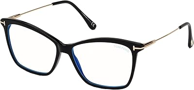 Lunettes de vue tom ford ft 5687 -b 001 noir brillant avec verres