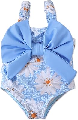 Maillot de bain une pièce rayé pour bébés filles, maillot de bain