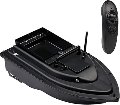 Bateau de pêche télécommandé aeruvami, bateau de pêche télécommandé 0,75 kg chargeant 500