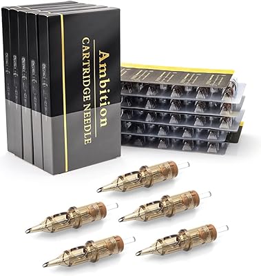 50pcs ambition premium 12 standard 13m1 cartouches de tatouage aiguilles jetables