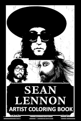Livre de coloriage d'artiste : illustrations colorées de sean lennon pour apaiser l'anxiété