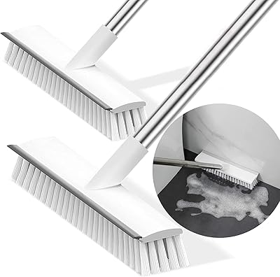 Brosse à récurer le sol long manche brosse poils durs de nettoyage